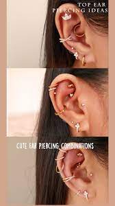 Cute Ear Piercing Combinations Pinterest