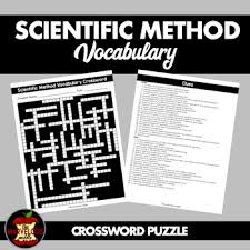 Scientific method review crossword answers. Scientific Method Crossword Puzzle Worksheets Teaching Resources Tpt