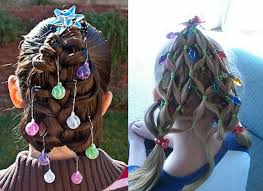 Take a new photo or select one from your gallery on which you want to change hair. Cute Yet Crazy Christmas Tree Party Hairstyles Ideas 2012 For Kids Girls Girlshue