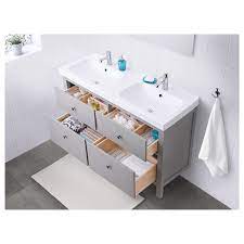 See more ideas about bathroom inspiration bathroom design bathrooms remodel. Hemnes Odensvik Bathroom Vanity Gray Ikea