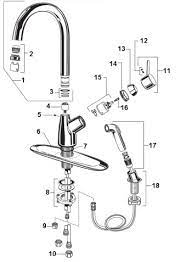 American standard oem parts for your toilets faucet and bathing products available for purchase by homeowners and professionals. American Standard 4147 001 Culinaire Single Control Kitchen Faucet Parts Catalog