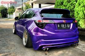Tangki yamaha rx king cat warna ungu candy. Ditinggal Sebulan Warna Dan Kaki Kaki Honda Hr V Ini Makin Nyentrik Semua Halaman Gridoto Com