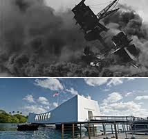 the uss arizona sinks during the attack