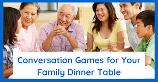 When kids are learning their letters and translating them into the ability to read, it can be really fun for them to foster their love of everything alphabetical by playing letter games at the table. Conversation Games For Your Family Dinner Table