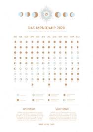 Mondkalender 2020 Termine Neumond Vollmond Mondphasenkalender Als Download Zum Ausdrucken New Moon Club Mondphasenkalender Mondkalender Vollmond Kalender
