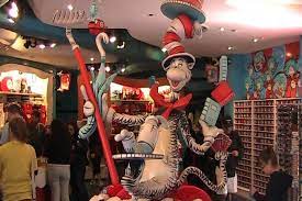 The Cat In The Hat At The Cat In The Hat Attraction S Store Cats Hats And Things Located In Seuss Lan Orlando Theme Parks Islands Of Adventure Disney World