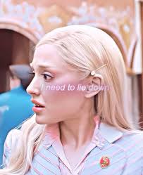 Arianna Flipping Her Hair in Wicked