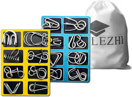 Metal puzzle brain teaser mind game puzzle teaser iq magic trick puzzles sg. Amazon Com Lezhi Iq Toys Ab A B Test Mind Game Brain Teaser Wire Magic Trick Toy Iq Puzzle Set Pack Of 16 Metallic Toys Games