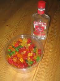 Layer gummy bears by color and pour in liqueurs. Drunken Gummies Vodka Infused Gummi Bears 4 Steps With Pictures Instructables