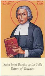 On April 7 The Church Celebrates The Feast Day Of St John Baptist De La Salle Patron Saint Of Catholic Schools And Tea Catholic Patron Saints Catholic Saints