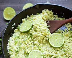 This chipotle rice copycat cilantro lime rice recipe. Cilantro Lime Cauliflower Rice Wholesomelicious