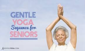 15 Minute Gentle Yoga Sequence For Seniors Gentle Yoga Yoga For Seniors Yoga Sequences