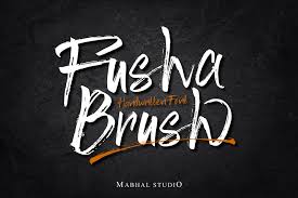 Software � 1999 by dover publications, inc., new york. Fusha Brush Font Free Download Similar Fonts Fontget