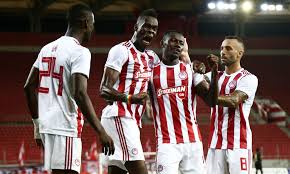 Από το 41' ο ολυμπιακός έμεινε με δέκα παίκτες λόγω της αποβολής του λαλά. Olympiakos Arhs 3 1 Parti Me Oikodespoth Ton Kamara Photos Onsports Gr