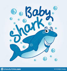 Baby Shark T Shirts Hoodie Tank Gifts Stock Vector Illustration Of Lyrics Cute 131410048