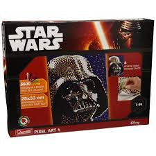 Des tissus polaire et tissus en laine pour. Quercetti Q0855 4 Tableaux Pixel Art Darth Vader Cdiscount Maison