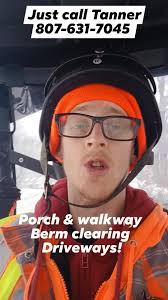 Just call Tanner snow plowing in Red Rock