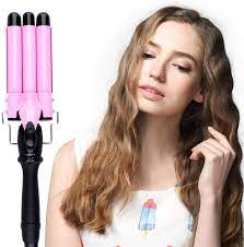 Make wavy hair your signature look and achieve sultry style, whatever the occasion. Amazon Com Ckeyin 3 Barrel Curling Iron Hair Waver Professional Tourmaline Ceramic Fast Heating Hair Curler Large Wave 3 Barrel Curling Iron For Christmas Gift Adjustable Temperature With Lcd Display 22mm Health