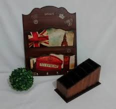 Caixa Controle De Chocolate Dia Dos Namorados Porta Cartas Londres Controle Remoto Madeira Porta Controle Remoto Porta Cartas Controle Remoto