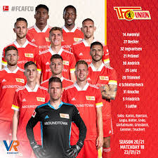Union berlin union are going all red for their maiden bundesliga season. 1 Fc Union Berlin On Twitter Here Is The 1 Fc Union Berlin Starting Line Up For Today S Bundesliga En Match Away To Fca World Luthe Friedrich Knoche Schlotterbeck Trimmel Lenz Andrich Promel Ingvartsen