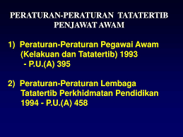 Mengikut peraturan 15(1), p.u.(a) 396/1993, rayuan tindakan tatatertib hendaklah dikemukakan secara bertulis kepada lembaga rayuan tatatertib perkhidmatan awam di suruhanjaya perkhidmatan awam melalui ketua jabatan dalam tempoh 14 hari dari tarikh pegawai menerima keputusan tindakan tatatertib. Ppt Di Taklimat Pengurusan Tatatertib Powerpoint Presentation Free Download Id 1308460