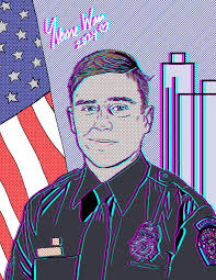 Honoring fire fighter Charles Coleman of Rural Metro Fire