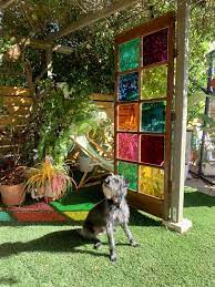 Diy Faux Stained Glass Door