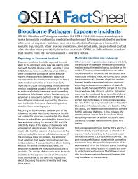 Image result for Bloodborne Pathogen Exposure