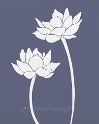 Black And White Lotus Flower Wall Art 8 X 10 Lotus Flower Wall Decor Living Room Print Dark Blue Purple Waterlily Wall Art 49 Lotus Art Lotus Flower Art Lotus Painting