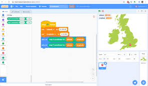 Activity, audio and video, curriculum, lesson plan, tool, tutorial. Geo Spatial Data In Scratch Dale Lane
