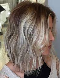 Light Brown Blonde Highlights For Short Hairstyles 2017 Balayage Kapsels Natuurlijk Golvend Haar Korte Golvende Kapsels