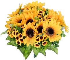 Common yellow flowers in bouquets. Buy Lvydec Artificial Sunflower Bouquet 2 Bunches Silk Sunflowers Fake Yellow Flowers For Home Decoration Wedding Decor 2 Pack Online In Turkey B07p9q2c1j