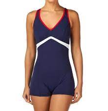 New Zoggs Women S Noosa Legsuit Swimming Costume Size 14 38 Navy Swimming Costume Sport Swimwear Women