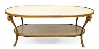 5 10 20 30 40 50 French Louis Xvi Bronze Ram Coffee Table
