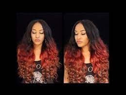 How to wear red and blonde hair for your skin tone. Burgundy Red Blonde Brown Ombre Hair Color Tutorial Youtube