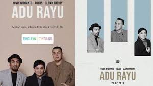 Download Mp3 Adu Rayu Kolaborasi Yovie Widianto Tulus Dan Glenn Fredly In 2019 Movie Posters Dan Poster