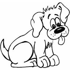Looking for cute dog pictures? Funny Puppy Coloring Page