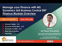 Taking care of your money can be a real challenge. Manage Your Finance With Ms Dynamics 365 Business Central Erp Finance Module Overview Youtube