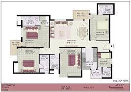 4bhk Floor Plan Google Search Bedroom House Plans House Plans Floor Plans