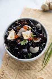 Black fungus is also known as wood ear or cloud ear mushrooms, because they resemble human ear. Wood Ear Mushroom Salad China Sichuan Food
