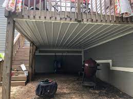 deck project deck projects ribbed paneling roofing