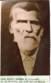 John Madison “Mattie” Bingham Jr. (1828-1916)