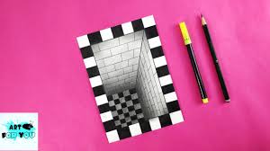 Cool overlapping 3d line illusion. Very Easy How To Draw 3d Hole Illusion 3d Trick Art On Paper 3d Drawing Hole Easy 3d Drawing Youtube