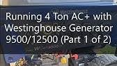 Westinghouse outdoor power equipment wgen7500df dual fuel portable generator 7500 rated & 9500 peak watts, gas or propane powered, electric start, transfer switch ready, carb compliant 4.6 out of 5 stars 6,711 Westinghouse Wgen9500 Will It Power A Home Ac First Start Short Review And The Truth Youtube