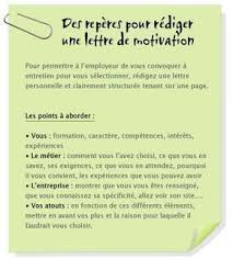 Des Reperes Pour Rediger Une Lettre De Motivation Et N Oublier Pas A Votre Entretie Lettre De Motivation Motivation Pour Travailler Modele Lettre De Motivation