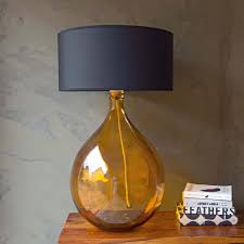 Extra Large Round Amber Glass Lamp Large Lamp Shade Extra Large Lamp Shades Glass Lamp Base