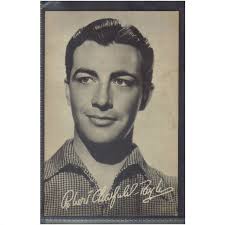 ROBERT TAYLOR FILM STAR POSTCARD