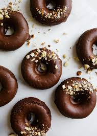 Chocolate Hazelnut Doughnuts Wood Spoon Recipe Chocolate Hazelnut Donut Recipes Vegan Donut Recipe