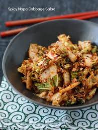 An Asian Spice Shop Spicy Korean Napa Cabbage Salad Fresh Kimchi Easy Asian Recipes Napa Cabbage Salad