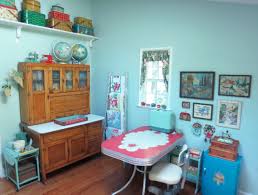 This craft room makeover post shares great organization ideas and tips for scrapbooking, paper and ribbon storage while still decorating on a budget. Sewing Room Ideas T Party Antiques